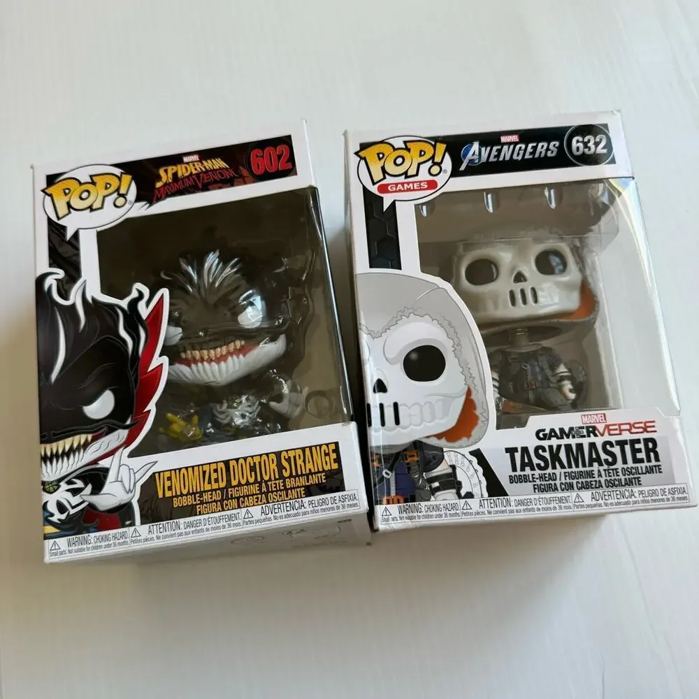 Funko Pop 602 Venomized Doctor Strange 632 Gamerverse Taskmaster